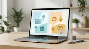 Conceptual illustration of checking a withdrawal request and payment route