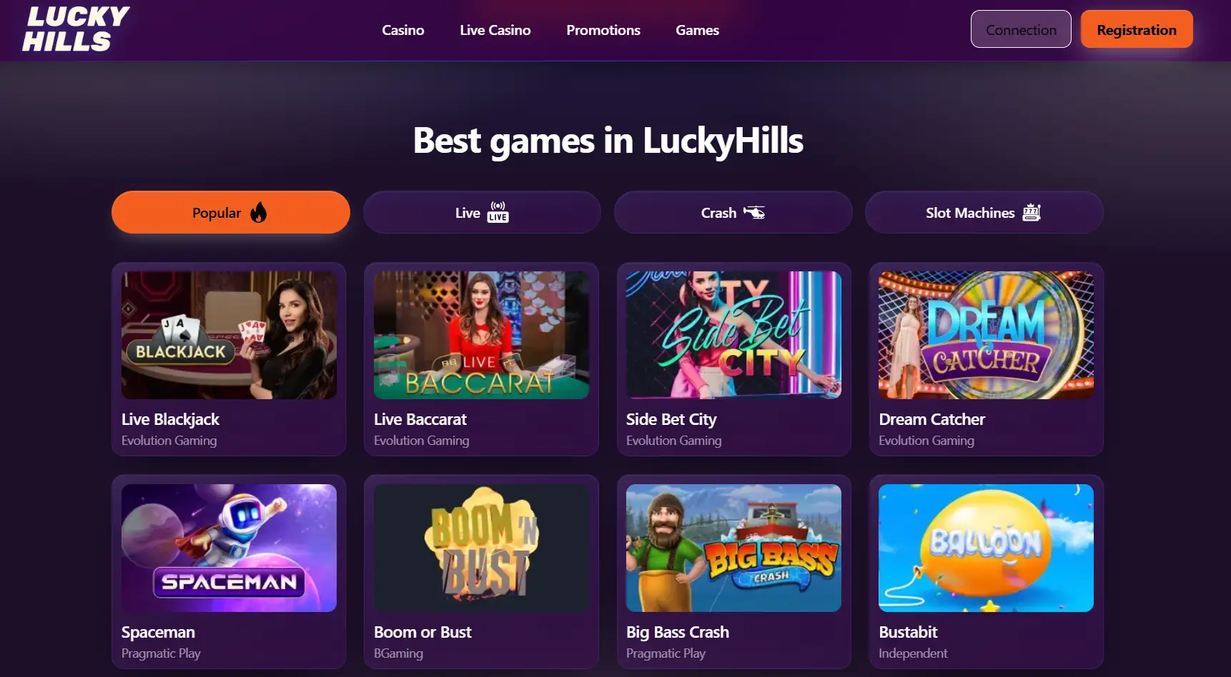 Lucky Hills Casino brand reference for the Australia review
